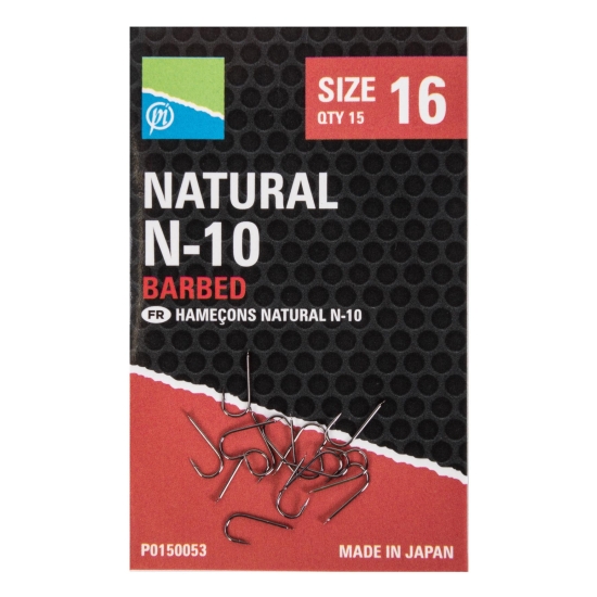 Preston haczyki Natural N-10 Hooks